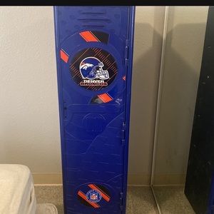 Locker /shelf storage vintage broncos team locker shelf from 1996